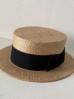 カンカン帽 大正ロマン 三越 帽子 ハット レトロ アンティーク