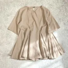美品】plage プラージュ ブラウス リボン ボリューム袖 ゆったり 春夏 