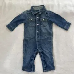 【新品同様】　デニム　ロンパース　ベビーギャップ　80cm ギャップ　オシャレ