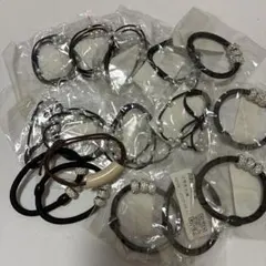 ヘアーゴム　ブラック　他　ゴム　アクセサリー