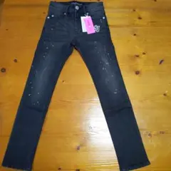 新品　140　JENNI デニムパンツ　スボン　ダメージ　130