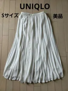 UNIQLO フレアスカート ホワイト S