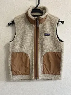 patagonia フリースベスト Sサイズ ベージュ