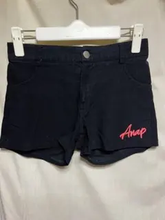 アナップガール　ショートパンツ　黒