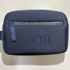 ディオール ノベルティ ソヴァージュ メンズ ポーチ ネイビー