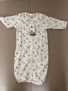 【超美品】PETIT BATEAU プチバトー　花柄ロンパース