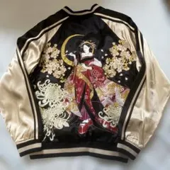 新品未使用　華鳥風月　花魁刺繍　スカジャン　XXL