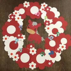 壁面飾り　干支　午年
