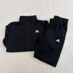 子供服 adidas kids ジャージ セットアップ ブラック140cm