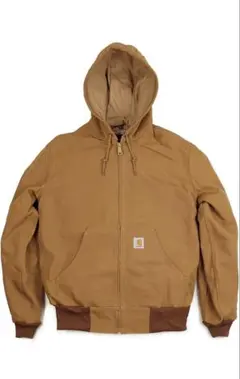 Carhartt ブラウン フルジップ フード付きジャケット M