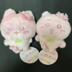 ちいかわ ぬいぱれっと～さくらいろ～マスコット ちいかわ ハチワレ 2種セット⑭