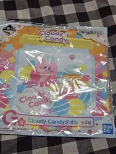 星のカービィ 一番くじ G賞 Cloudy Candyハンカチ