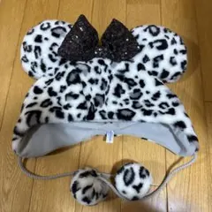 東京ディズニーリゾート ヒョウ柄耳付き帽子