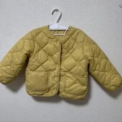 ZARA キッズ キルティングジャケット イエロー 98cm