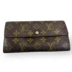 美品　ヴィトン ポシェットポルトモネクレディ 長財布 モノグラム