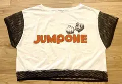 JUMPONE パンプキンプリント クロップドトップ