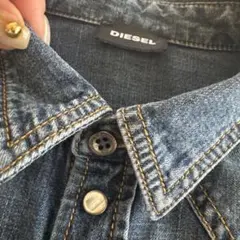 DIESEL デニム長袖シャツ インディゴブルー　キッズ　12