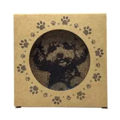 【名入れ可】犬柄コルクコースターBOX付 プレゼントに