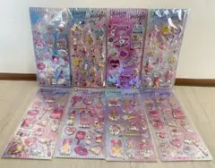 シャカシャカシール　ホログラム　キラキラ　3Dシール　8枚