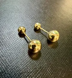 K18 earrings 2.05g. - メルカリ