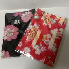 和柄　巾着　2点セット
