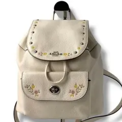 美品 Coach コーチ フローラル ツーリング ミニリュック デイパック