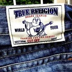 TRUE RELIGION カットオフデニム ハ—フパンツ　トゥルーレリジョン