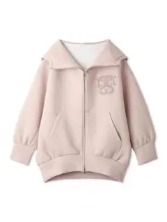 SNIDEL ボリュームパーカー　PINK ワンピース丈