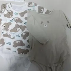 ☆ベビー 肌着 長袖 ロンパース 2着セット☆90