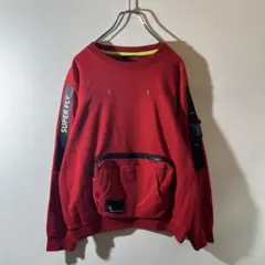 K-141 SUPER FLY レッド スウェット トレーナー