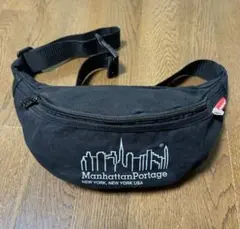 【極美品】Manhattan Portage ウェストポーチ ブラック