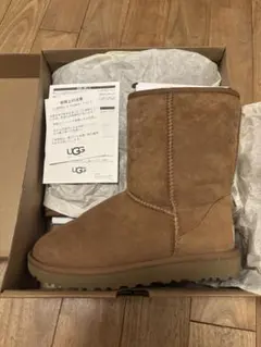 【き様】UGG ブーツ クラシック ショート チェスナット 6 (23センチ)