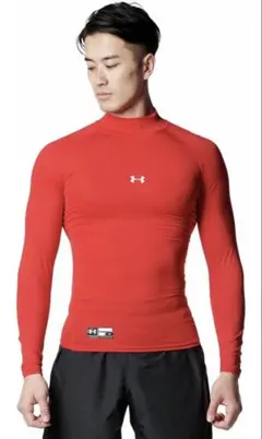 Under Armour HeatGear コンプレッションTシャツ レッド