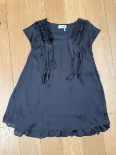 ブラックパーティードレス 膝丈