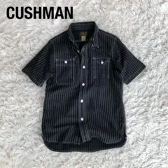 CUSHMANクッシュマン チンストラップワークシャツ　ブラックストライプMのサムネイル