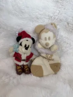 「激レア」ミッキーマウス サンタ ぬいぐるみ セット