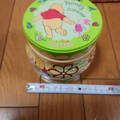 プーさん ハニークッキー缶　空き缶　おかし缶　ディズニー　小物入れ