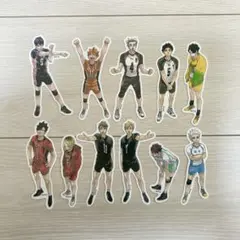 【ハイキュー‼︎】　ダイカットステッカー　11個　まとめ売り