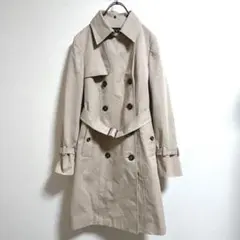 INDIVI レディース　38サイズ　ライナー付きトレンチコート　ベージュ