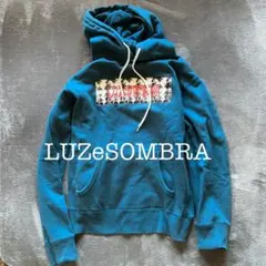 LUZeSOMBRA シンボリック　スウェットパーカー　ブルー　ロゴプリント