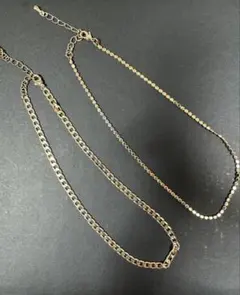 ゴールドチェーンチョーカー　2点セット