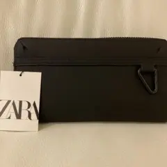 ZARA ザラ　ラバーフニッシュウォレット（新品）のサムネイル