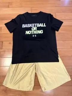 子供用　バスケＴシャツ&バスパンセット