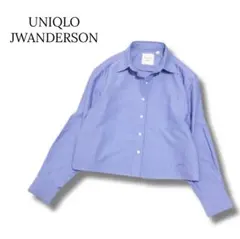 ユニクロ　JW ANDERSON　オックスフォードシャツ　ブルー　青　Sサイズ