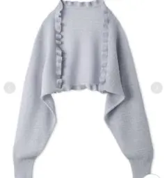 新品✨完売品　snidel スナイデル シアーフリルボレロカーディガン