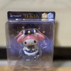 サンリオHappyくじ　マイメロディ フィギュア+缶バッジセット