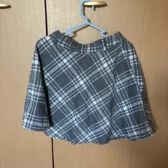 グレー チェック柄 タイトスカート Mサイズ