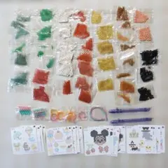 アクアビーズ　ファイン　まとめ売り　見本16枚