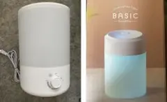 超音波式加湿器3.5LとBASIC humidifier超音波式卓上加湿器です。