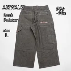 【美品級】AIRWALK ダックペインターパンツ 90s-00s クロップド Lのサムネイル